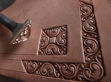 LIBER, leather stamp - wulflund.com