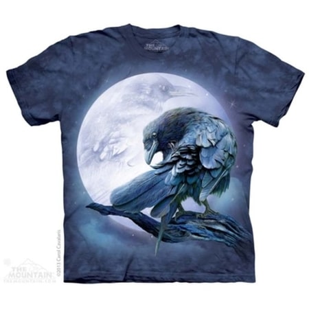 Raven Moon - Bird T-Shirt The Mountain - wulflund.com