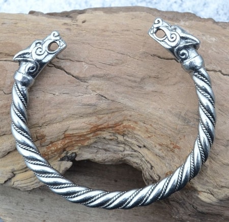 FENRIR, viking wolf bracelet - pewter - wulflund.com